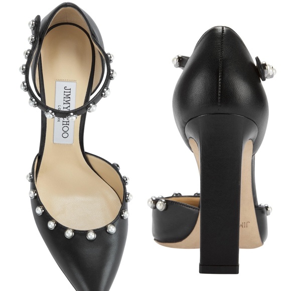 Jimmy Choo Leema pearl studded pumps - Picture 2 of 5